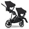 EasyGo DuoFlex Ebony Black 2+2 wózek bliźniaczy wielofunkcyjny
